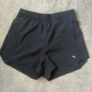 Black, full coverage shorts